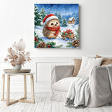 Little Holiday Delivery Diamond Painting as Home Decor