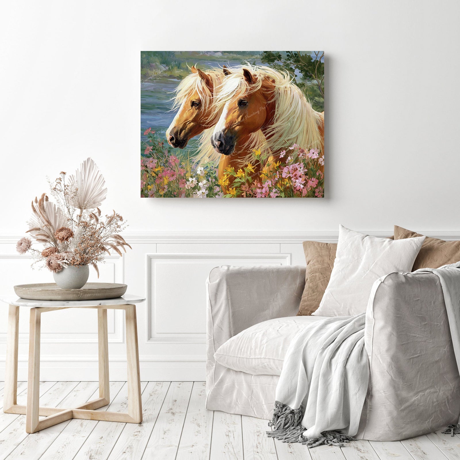 Manes of the Morning Mist Diamond Painting as Home Decor