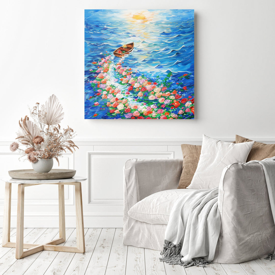 Floral Trails of the Sea | Diamond Painting