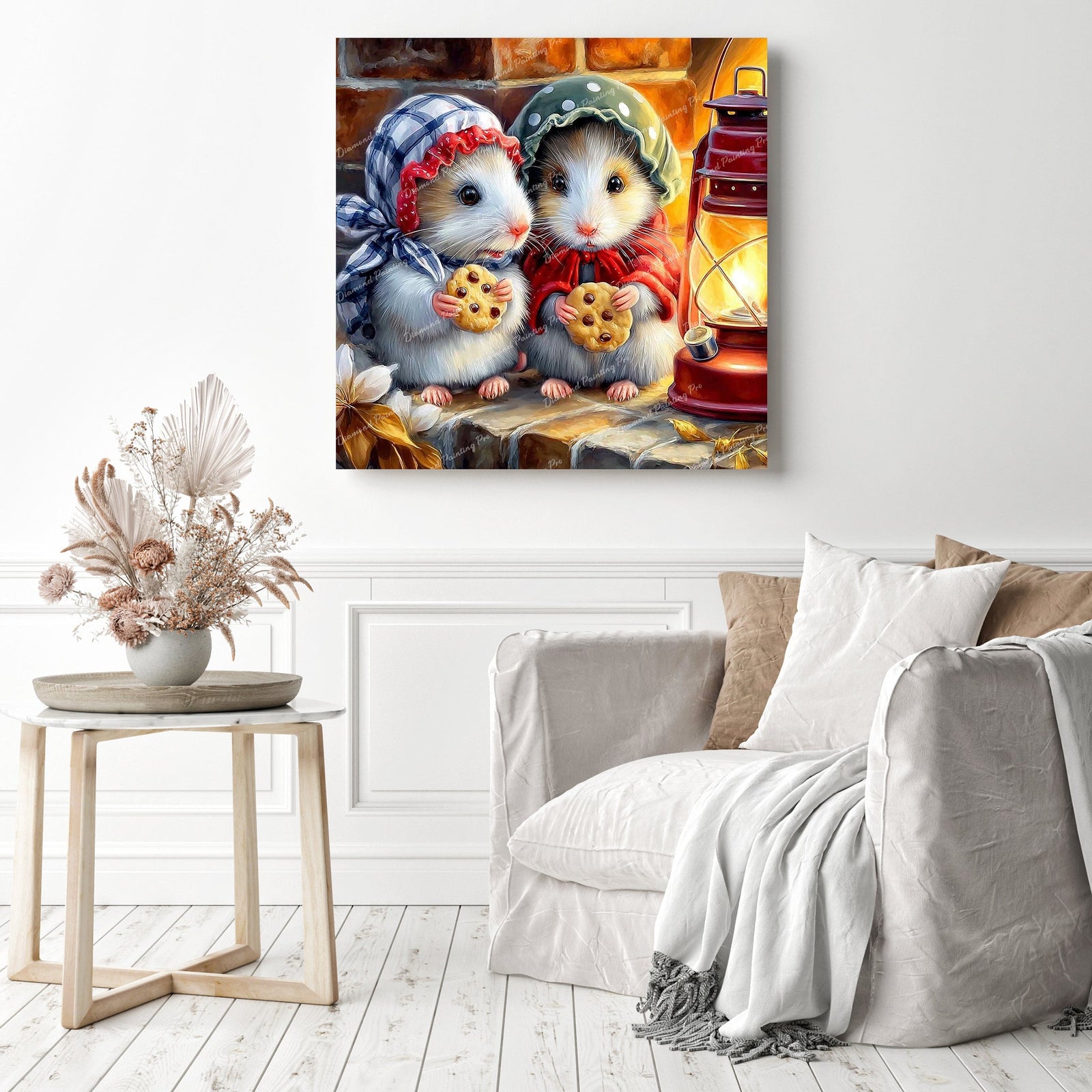 Pair of Cookie Capers Diamond Painting as Home Decor