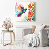 Rainbow Hummingbird Diamond Painting as Home Decor
