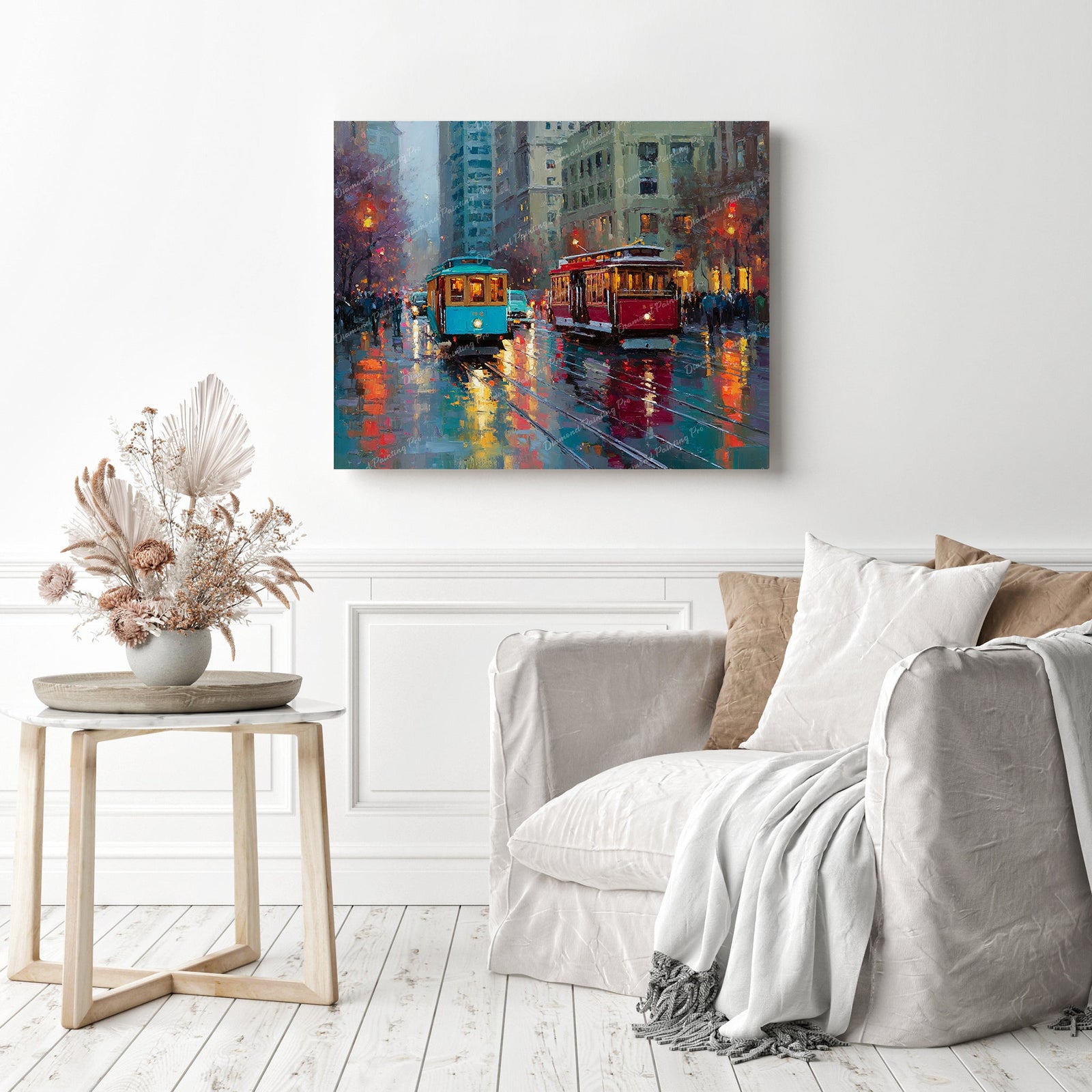 Reflections on the Rail Diamond Painting as Home Decor
