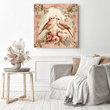 Rococo Lovebirds Diamond Painting as Home Decor