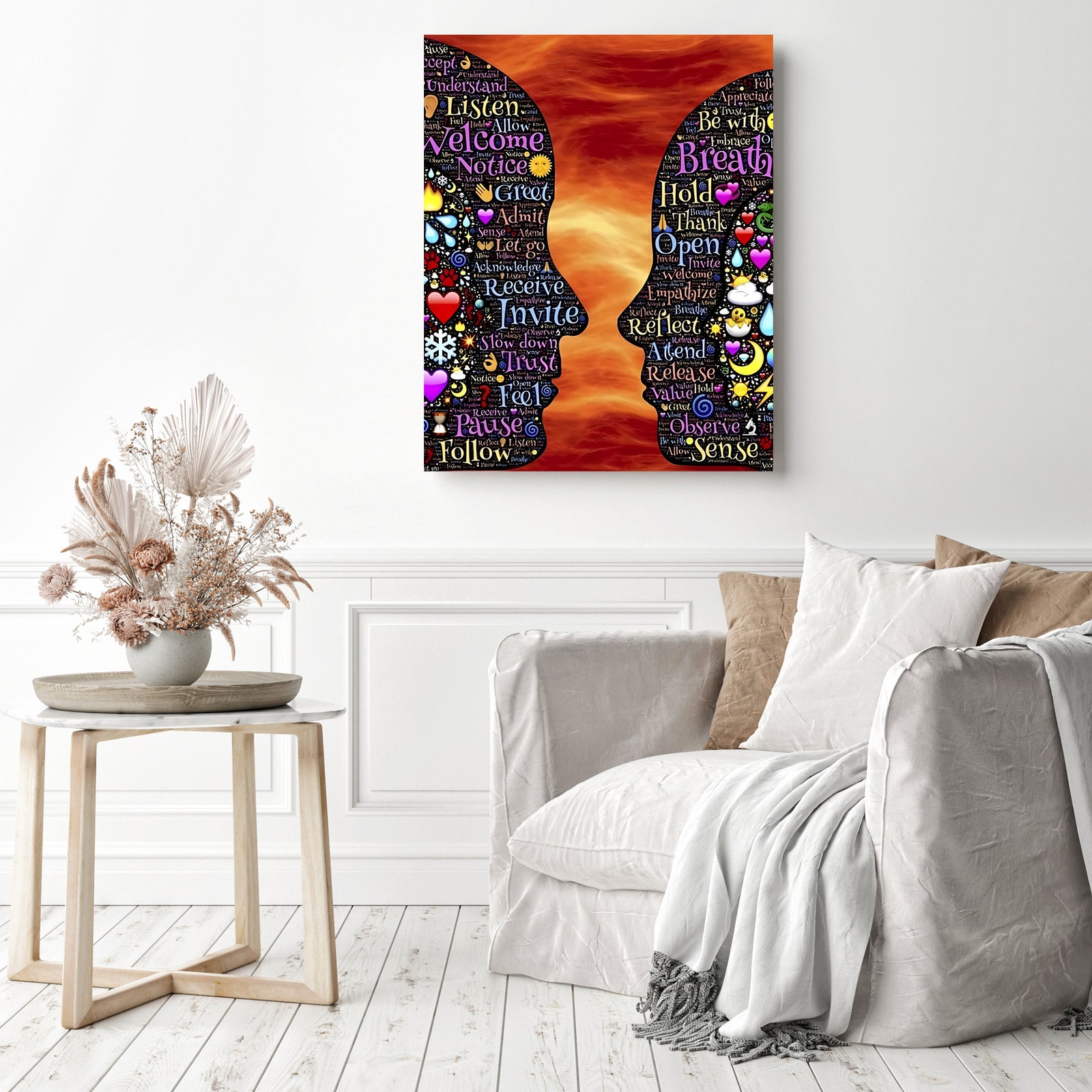 Love Connection | Diamond Painting Displayed as Home Decor