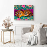 Royal Tiger Naptime Diamond Painting as Home Decor