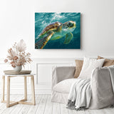 Sea Turtle Journey Diamond Painting as Home Decor