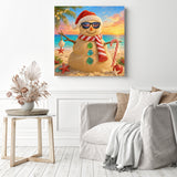 Seaside Sandman Diamond Painting as Home Decor