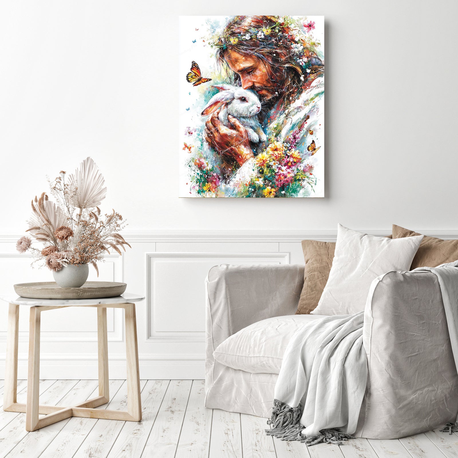 Shepherd’s Embrace Diamond Painting as Home Decor
