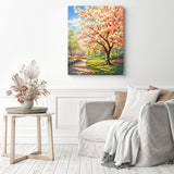 Spring Blossom Garden Diamond Painting as Home Decor