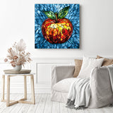 Stained Glass Apple Diamond Painting as Home Decor