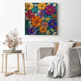 Stained-Glass Petals Diamond Painting as Home Decor