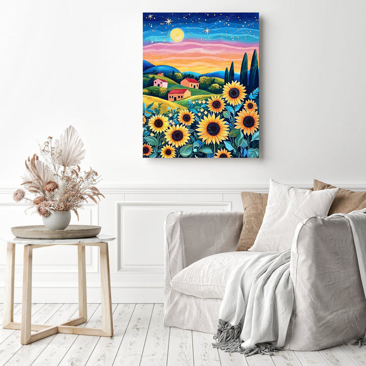 Sunflower Village | Diamond Painting