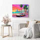 Sunset Boulevard Diamond Painting as Home Decor