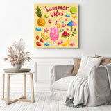 Sweet Summer Vibes Diamond Painting as Home Decor