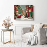 Very Merry Street Diamond Painting as Home Decor