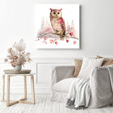 Watercolor Owl Diamond Painting as Home Decor