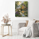 Waterlily Chapel Diamond Painting as Home Decor