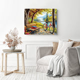 Whispers of Fall | Diamond Painting Displayed as Home Decor