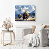 Wild Buffalo Diamond Painting as Home Decor