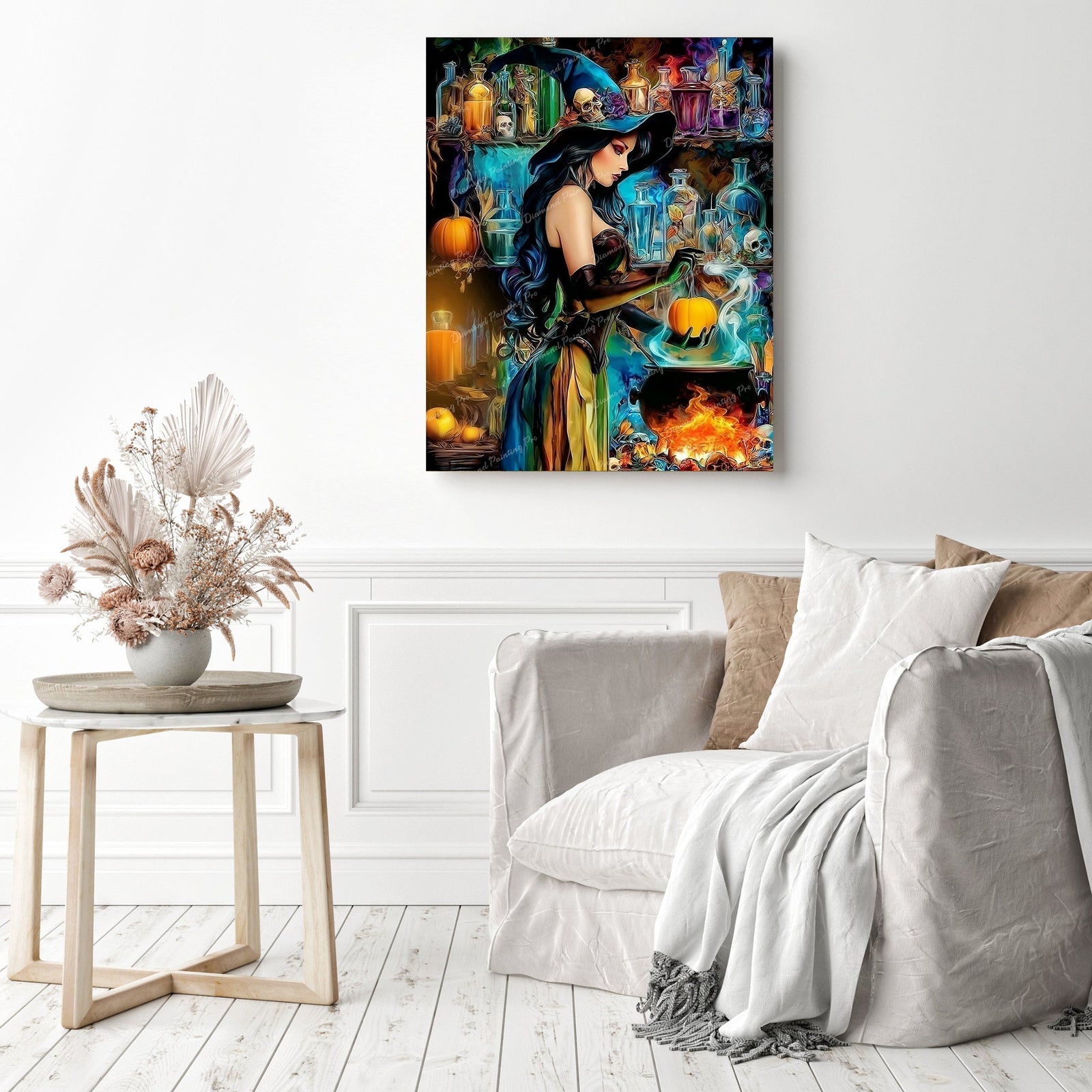Witch's Potion Brew Diamond Painting as Home Decor