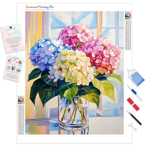 Blooming Hydrangea | Diamond Painting