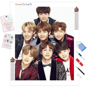 BTS Group Photo | Diamond Painting