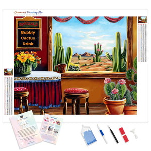 Cactus Cafe Oasis | Diamond Painting