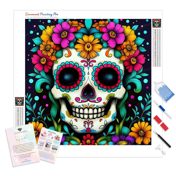 Candy Sugar Skull | Diamond Painting