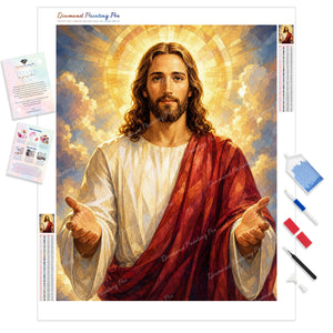 Christ with Open Arms | Diamond Painting