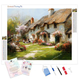 Cobblestones Charm Diamond Painting Kit - Full Drill / Square or Round Diamonds with AB Drills Option