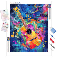 Colorful Rhapsody Diamond Painting Kit - Full Drill / Square or Round Diamonds with AB Drills Option