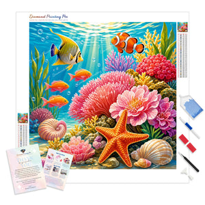 Coral Garden Harmony | Diamond Painting