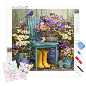 Courtyard Corner | Diamond Painting