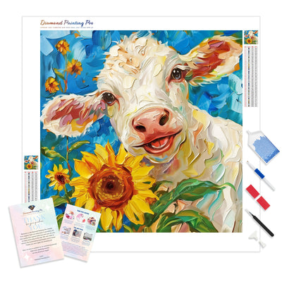 Sunflower Calf | Diamond Painting