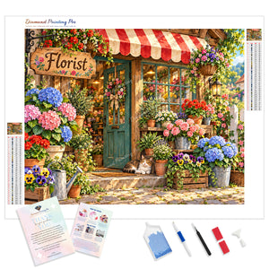 Cozy Florist | Diamond Painting