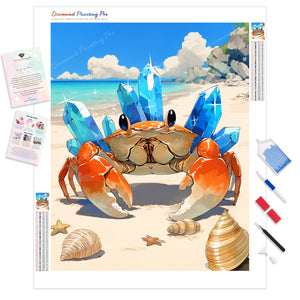 Crystal Beach Crab | Diamond Painting