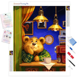 Daydreaming Coffee Break | Diamond Painting Kit - Full Drill - Square or Round Diamonds with AB Drills Option