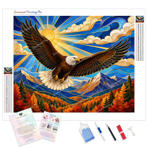 Flight over the Ridges | Diamond Painting