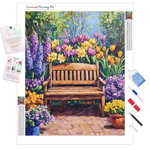 Floral Garden Corner | Diamond Painting