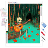 Ghostly Serenade | Diamond Painting Kit - Full Drill - Square or Round Diamonds with AB Drills Option