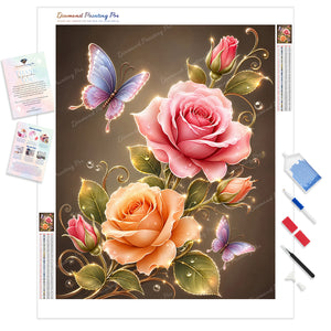 Glowing Butterflies | Diamond Painting