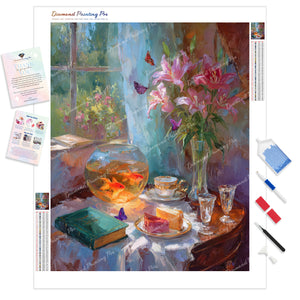 Goldfish Tea Party | Diamond Painting
