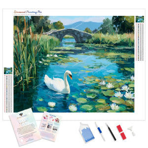 Graceful Swan | Diamond Painting