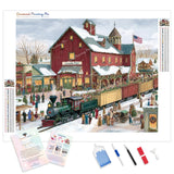 Holiday County Express Diamond Painting Kit - Full Drill / Square or Round Diamonds with AB Drills Option