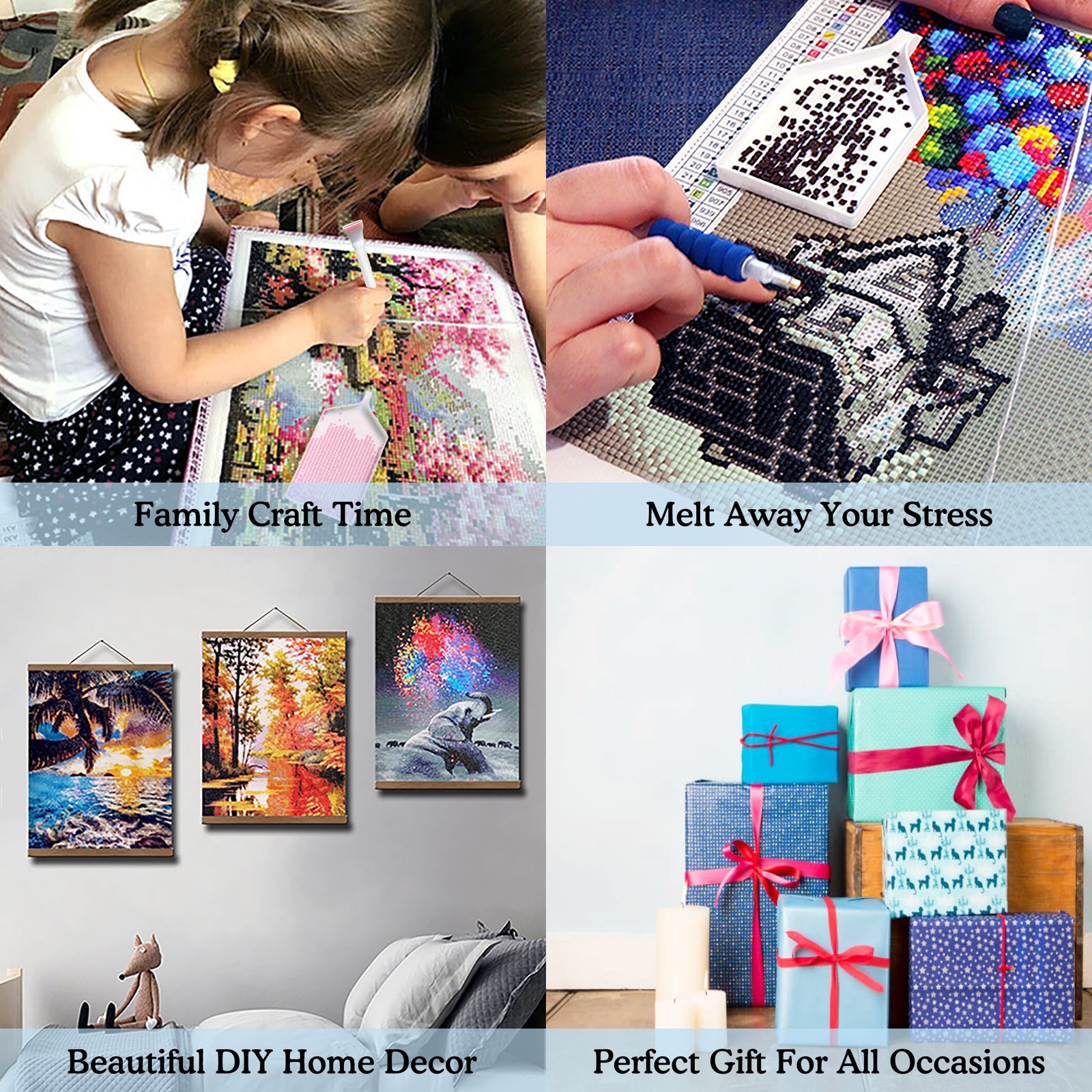 Diamond Painting is a Perfect Gift for All Occasions and Home Decor - Suitable for All Ages