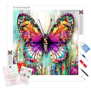 Jeweled Butterfly | Diamond Painting