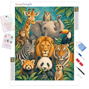 Jungle Friends | Diamond Painting
