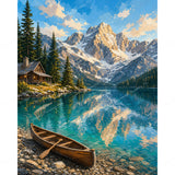 Alpine Water Serenity Diamond Art Design - Full Drill with 5d Square or Round Diamonds / AB Drills Available