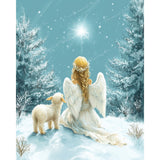 Angelic Christmas Diamond Art Design - Full Drill with 5d Square or Round Diamonds / AB Drills Available