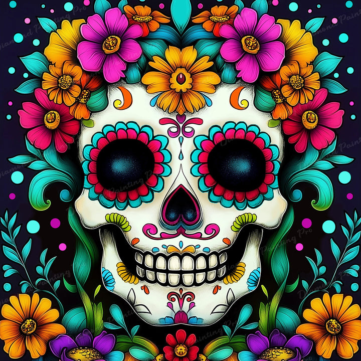 Candy Sugar Skull | Diamond Painting